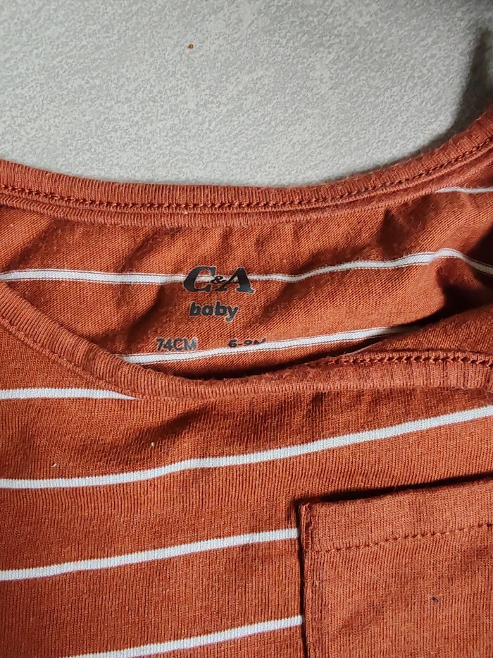 T-shirt C&a 6/9m - photo numéro 2