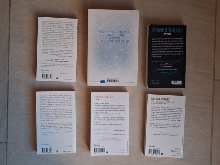 Lot 6 romans de Franck Thilliez - photo numéro 2