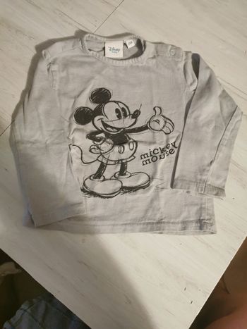 Tee shirt manches longues Mickey
