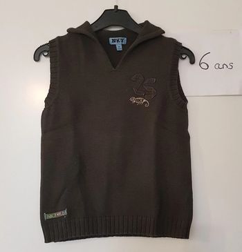 Pull sans manche 6 ans