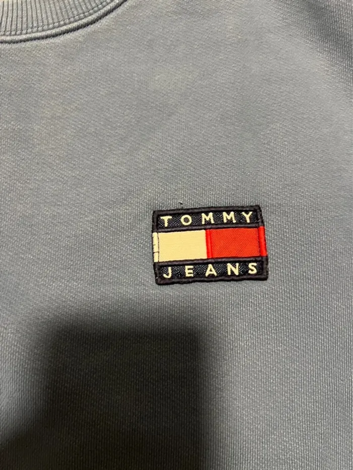Pull tommy Hilfiger bleu taille M - photo numéro 3