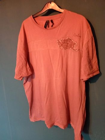 Tee shirt homme Oxbow coton  marron clair