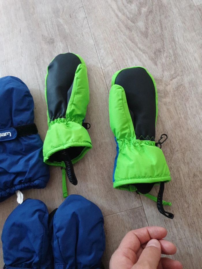 Lot de 3 paires de moufles 3/4ans - photo numéro 2