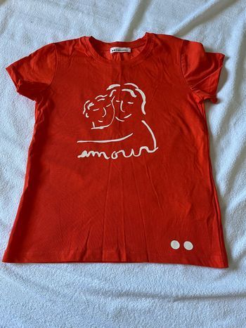 T-shirt Camaïeu orange 8-9 ans