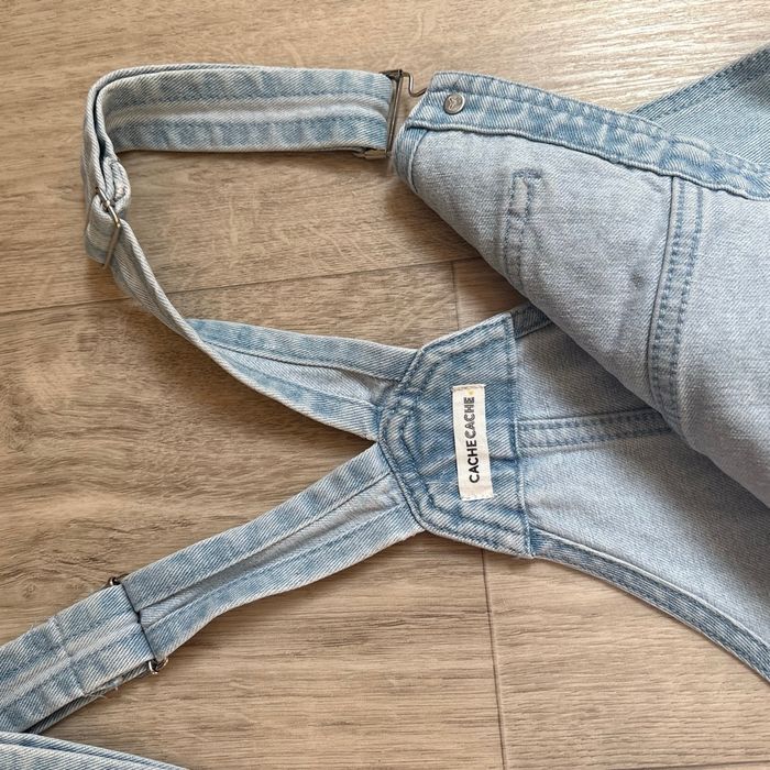 Jupe salopette en jeans - photo numéro 3