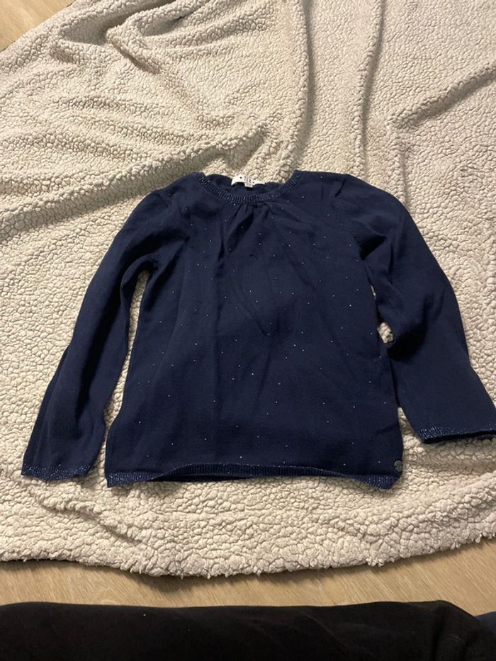 Pull léger bleu brillant 5 6 ans Tex