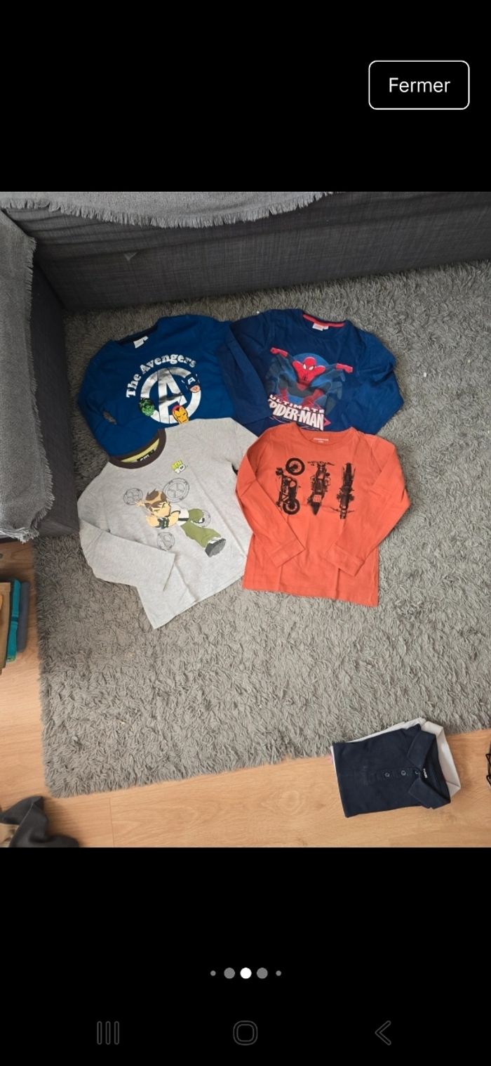 Lot de vêtements garçon 8 ans (20 pieces) - photo numéro 5