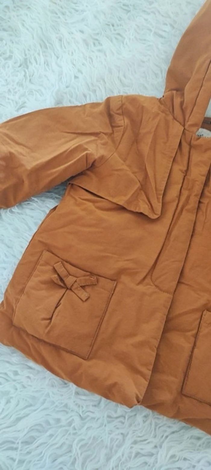 Manteau moutarde taille 24/36 mois - photo numéro 3