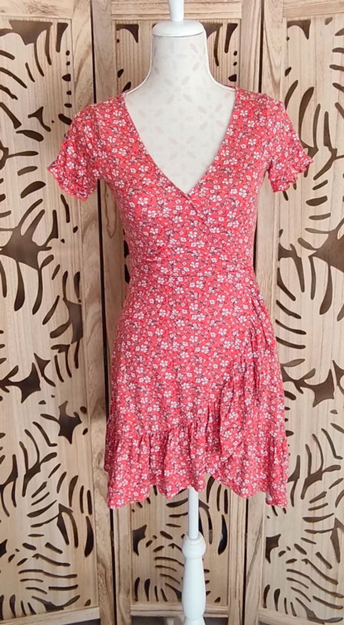 Robe fluide et légère imprimée fleurie Taille XS Springfield