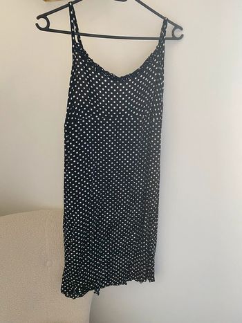 Robe à pois Noir Taille S