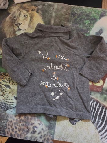 T-shirt manche longue (sous pull)