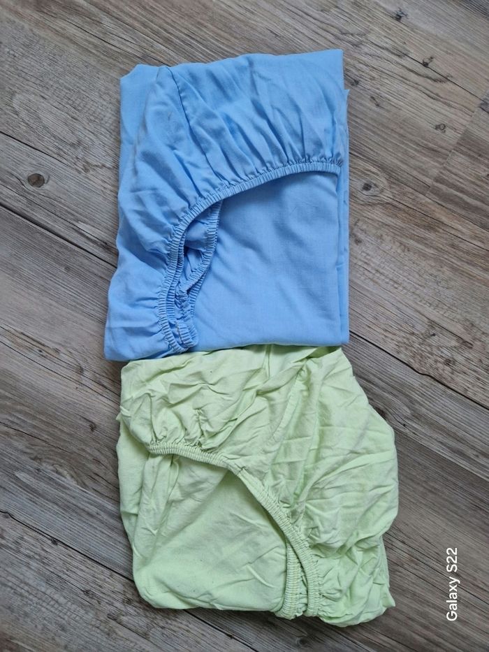 Lot tour de lit + gigoteuse + 2 draps housse lit bébé standard - photo numéro 9