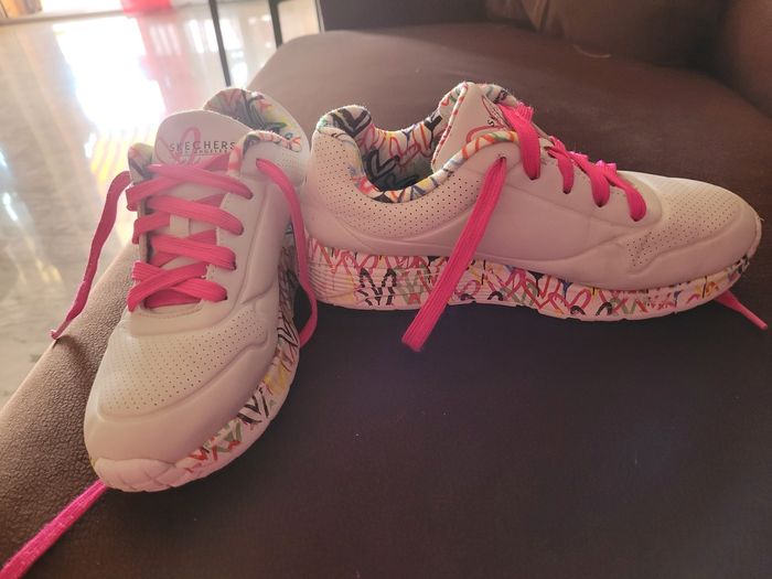 Baskets fille sketchers taille 35 - photo numéro 3
