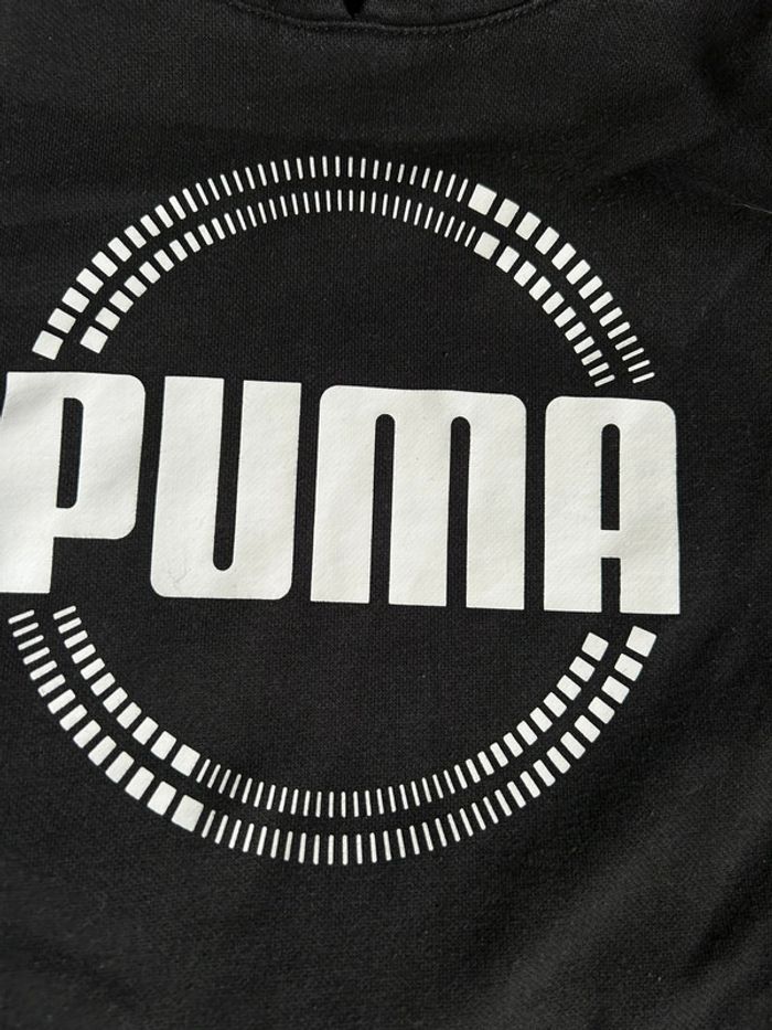 Sweat-shirt à capuche - puma noir - taille - 13/14 ans - photo numéro 2