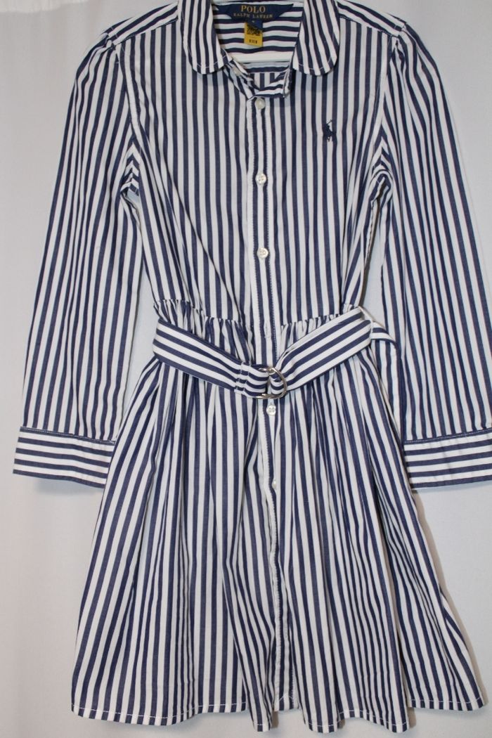 Robe chemise ceinturé marin - photo numéro 2