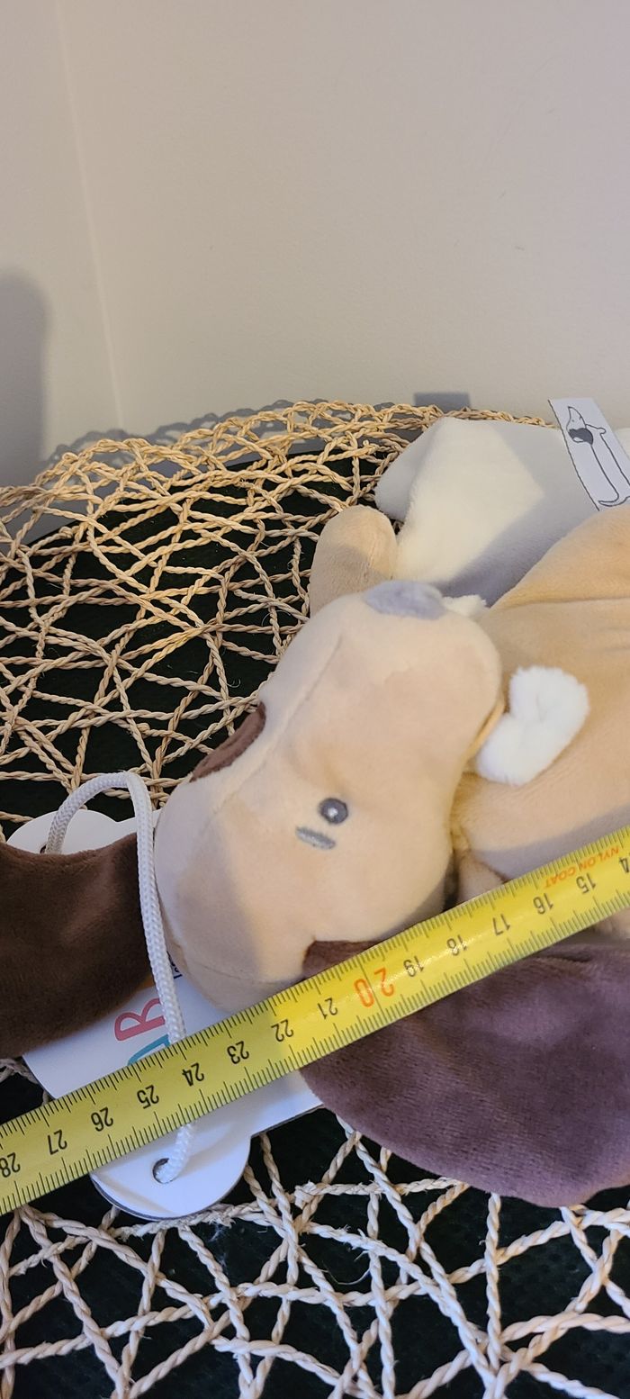 Chien BABY NAT "Bernie" beige et marron - photo numéro 2