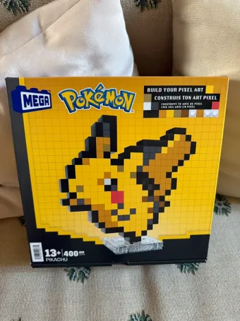 NEUF Coffret Lego Mega Construx Briques Pokémon Pikachu Rétro Pixel
