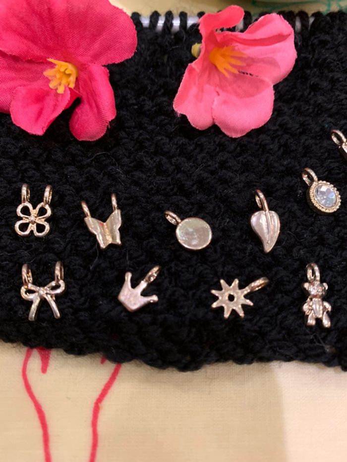 Lot de 18 breloques dorés pour création de bijoux - photo numéro 9