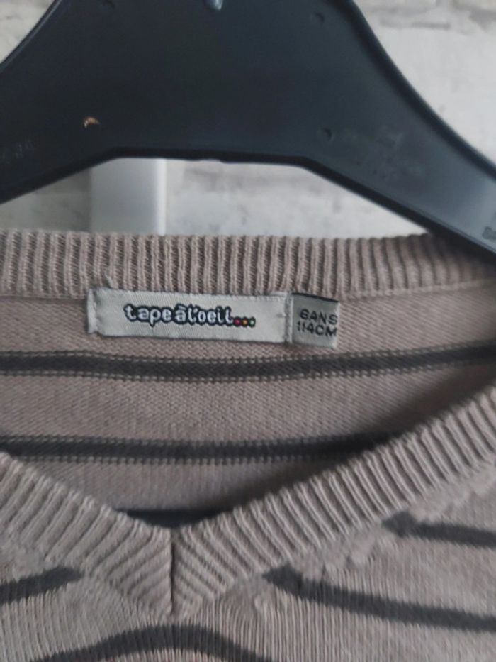 Pull fin Tape À L'Oeil taille 6 ans (114 cm) - photo numéro 4