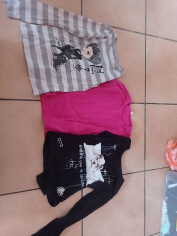 Lot 3 tee-shirt manches longues