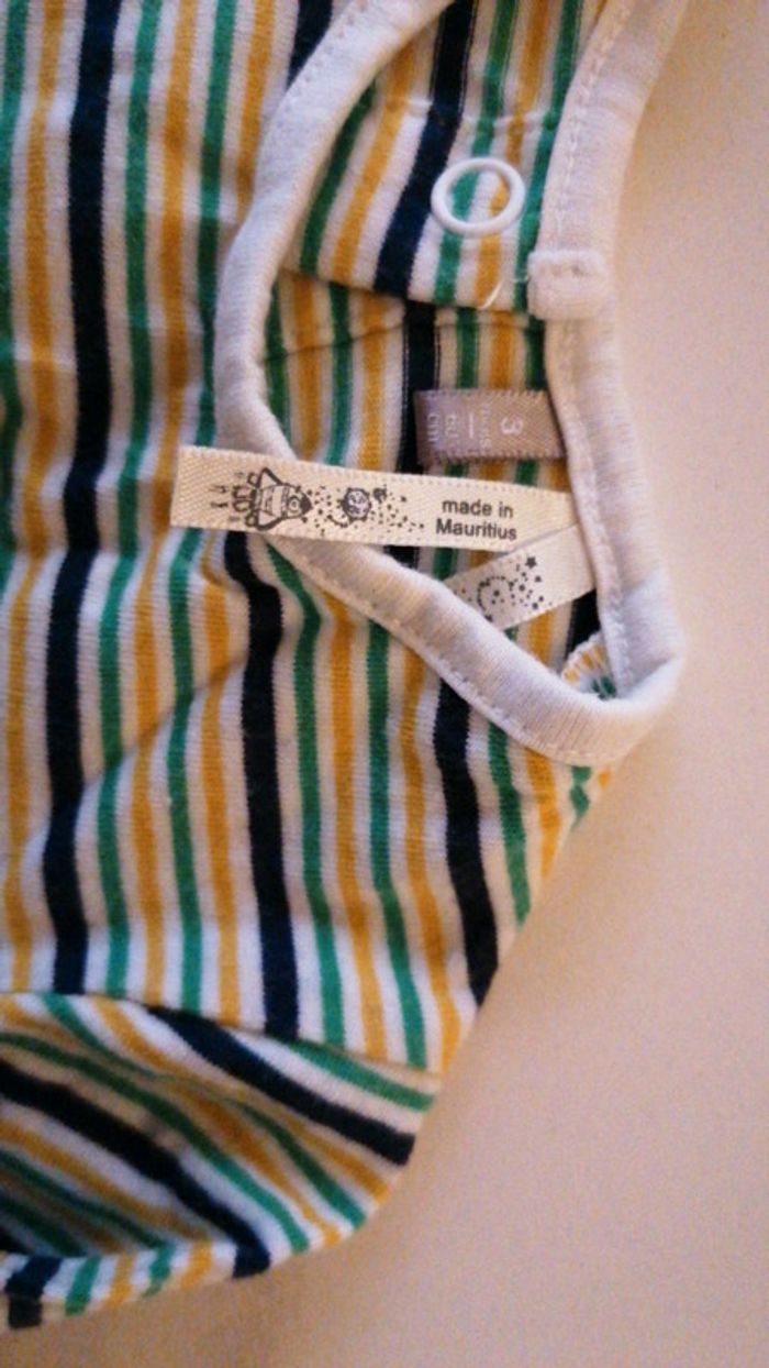 Pull ligné multicolore - photo numéro 2