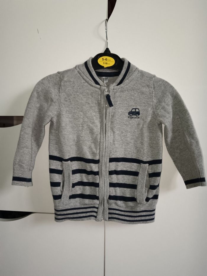 Gilet gris orchestra taille 12 mois