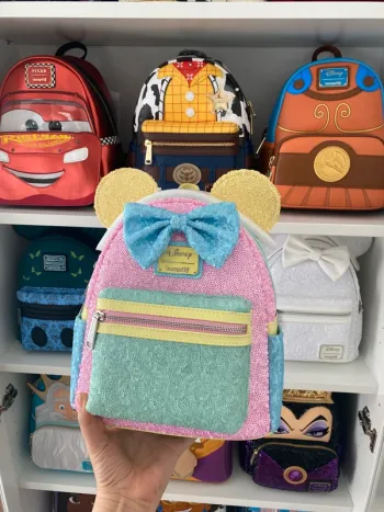 Loungefly Minnie Pastels Sequin