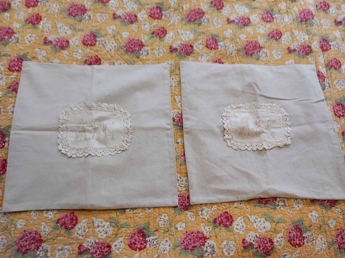 2 Petites taies d'oreillers