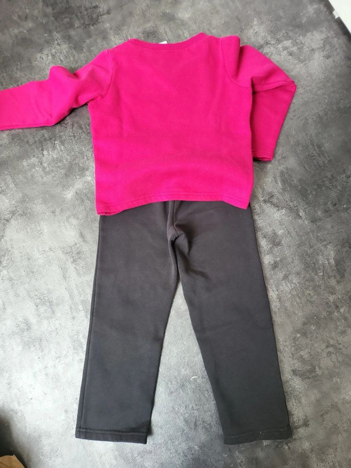 Ensemble jogging molleton fille 5 ans domyos très bon état - photo numéro 6