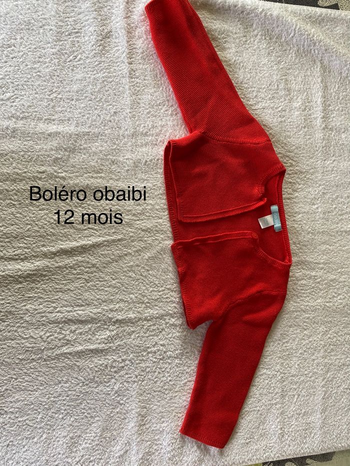 Boléro obaibi 12 mois