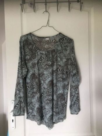 Tunique bleue Blanche Porte 46