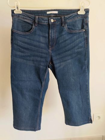 Camaïeu Pantacourt Jean bleu 42