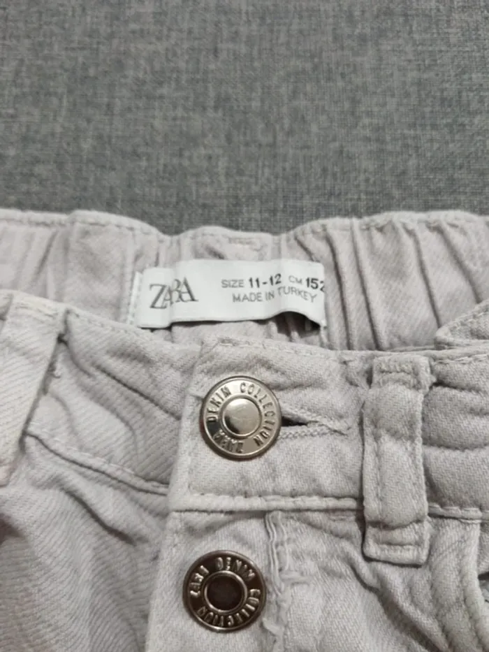 C55 short jeans gris Zara 11-12 ans - photo numéro 3