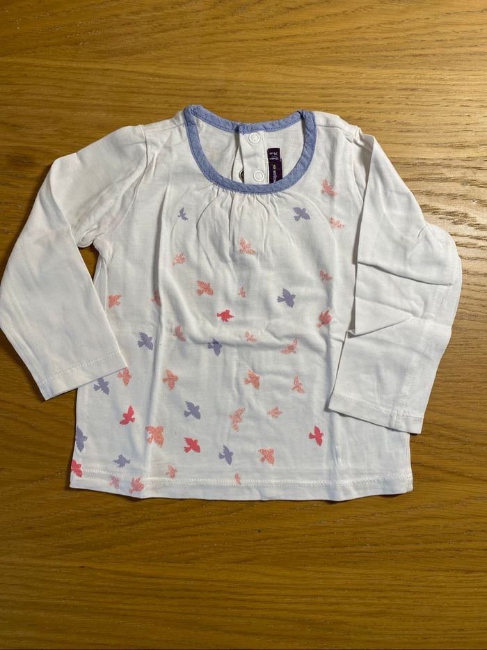 Sergent Major T-shirt manches longues hirondelle Taille 12 mois - photo numéro 2