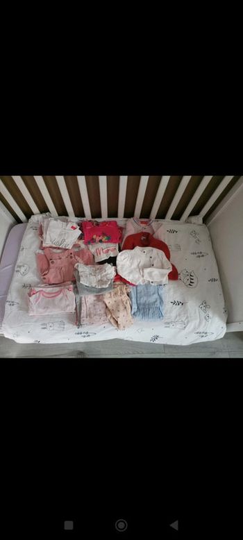 Lot de vêtements printemps été fille en taille 12 mois