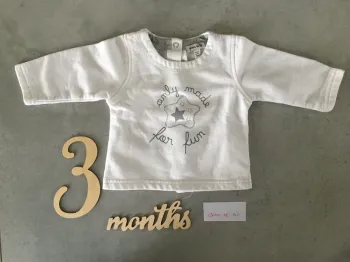 Pull fin blanc