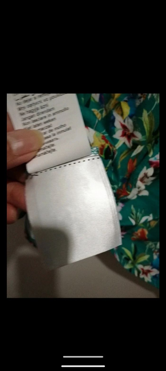 Robe Camaïeu imprimé fleuri épaules dénudées. Taille XL - photo numéro 7