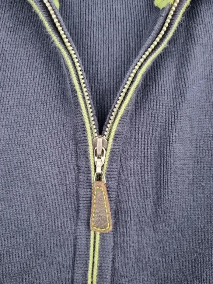 Veste zippée Tommy Hilfiger – Bleu marine – Taille XL Hommes (mesures en photos) - photo numéro 5