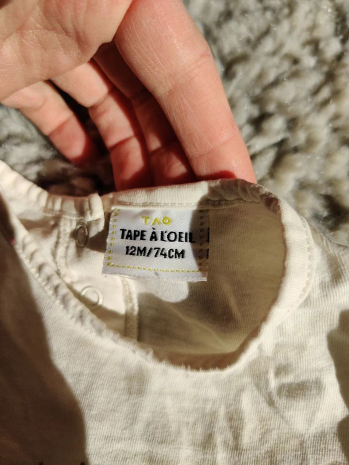 t-shirt Manches longues 12 mois - photo numéro 3