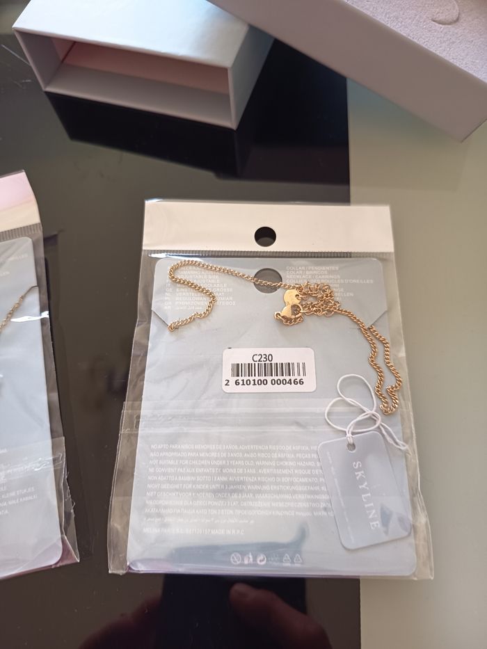 Ensemble collier et boucles d'oreilles - photo numéro 5