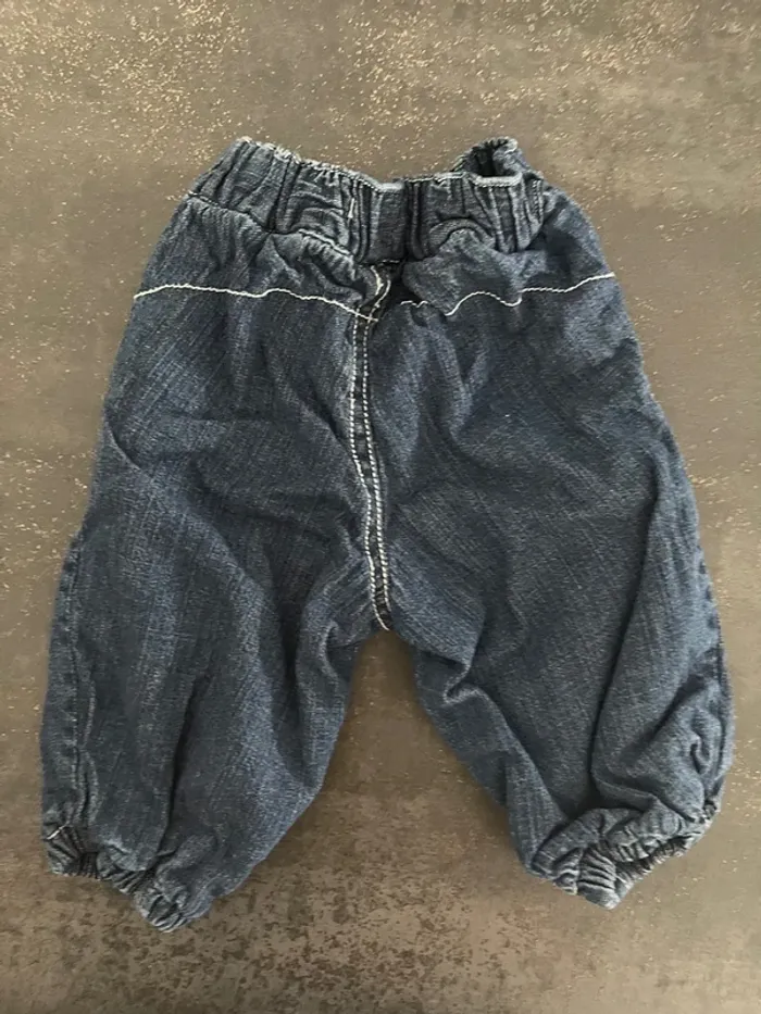Jeans bleu taille 1 mois marque Kimbaloo - photo numéro 3