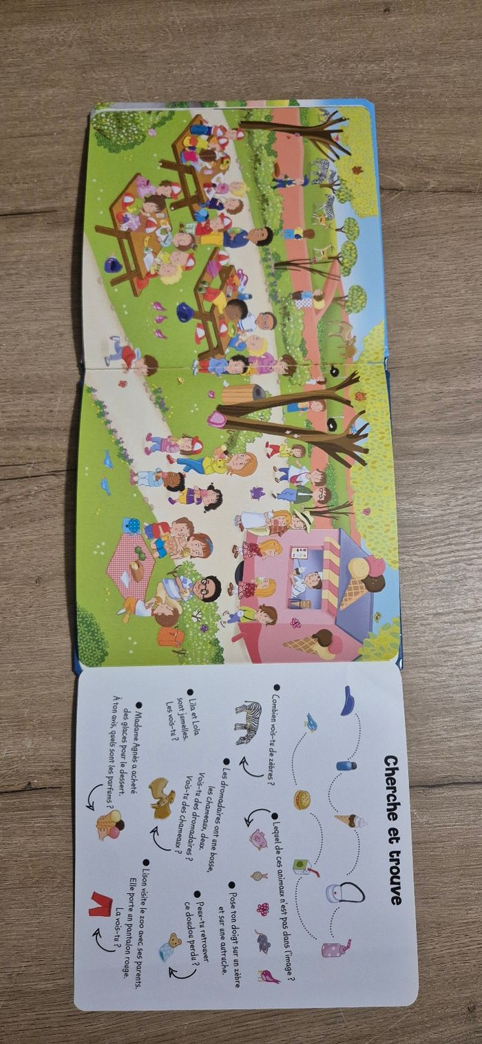Livre Cherche et Trouve Au zoo - photo numéro 7