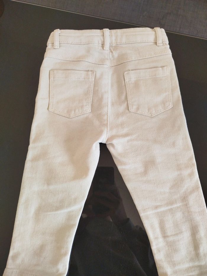 Jeans crème - photo numéro 3