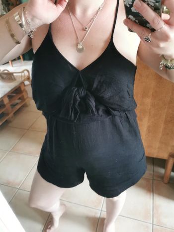 Combi short noir stradivarius