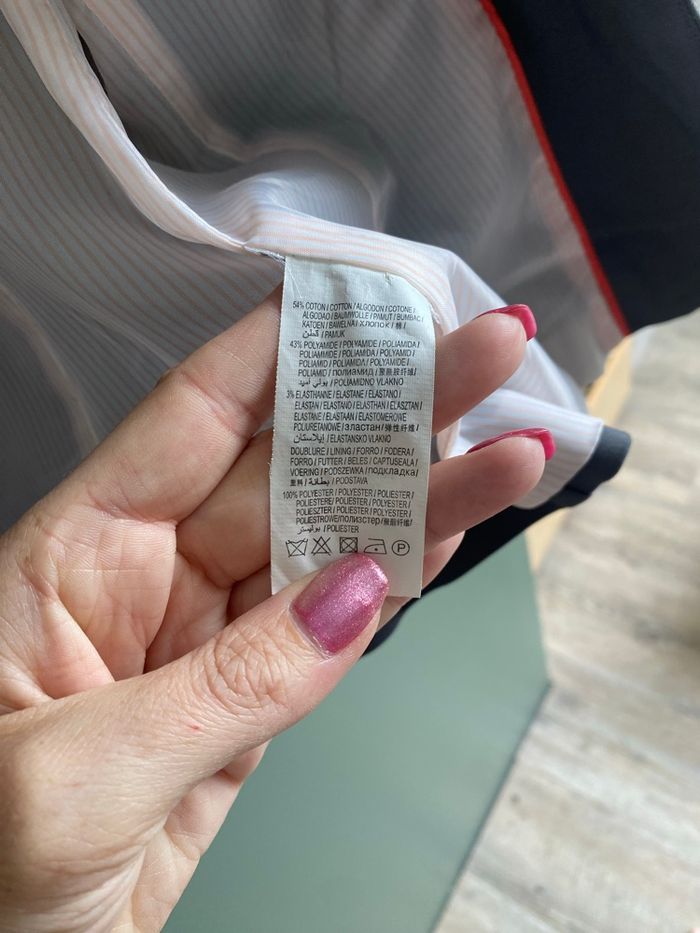 Veste blazer cintrée grise - taille 42 - photo numéro 6