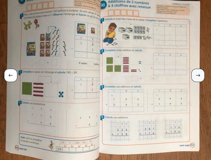 Litchi Mathématiques CE1 - Fichier élève + Mémo - Ed. 2019 - photo numéro 6