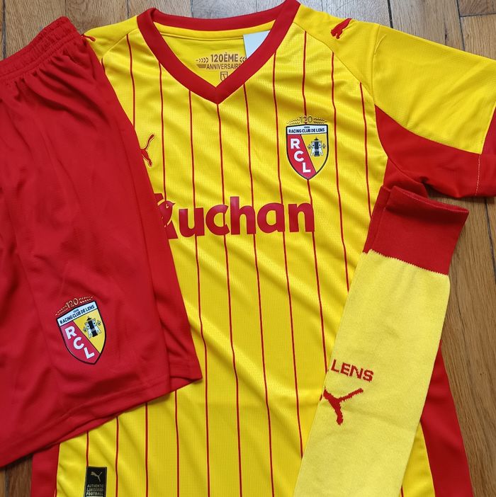Kit football taille 10 ans modèle RC Lens 2026 domicile - photo numéro 4