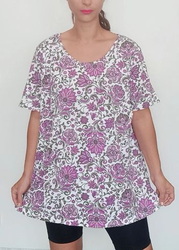 T-shirt fleuri casual taille 46/48
