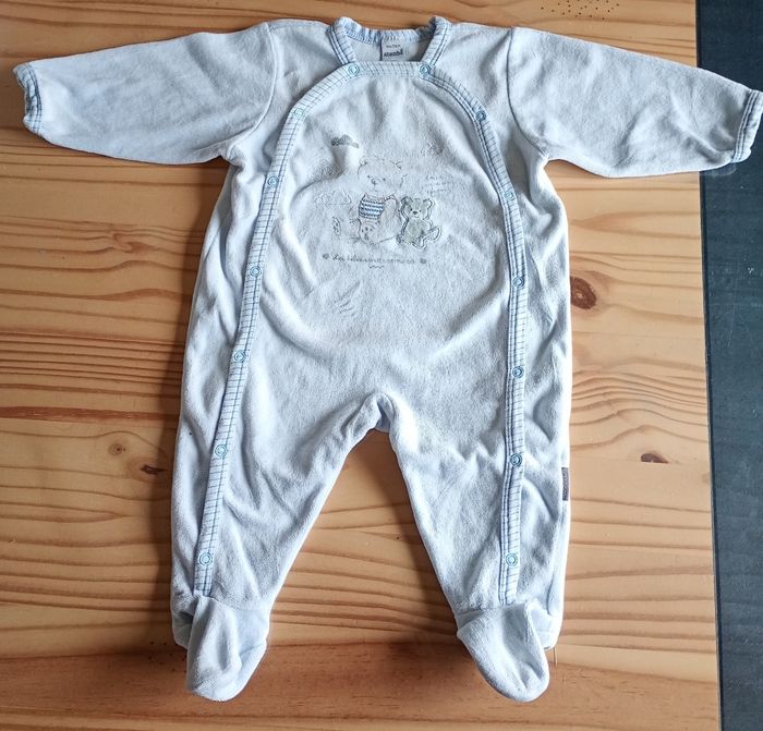 Pyjama velours bébé