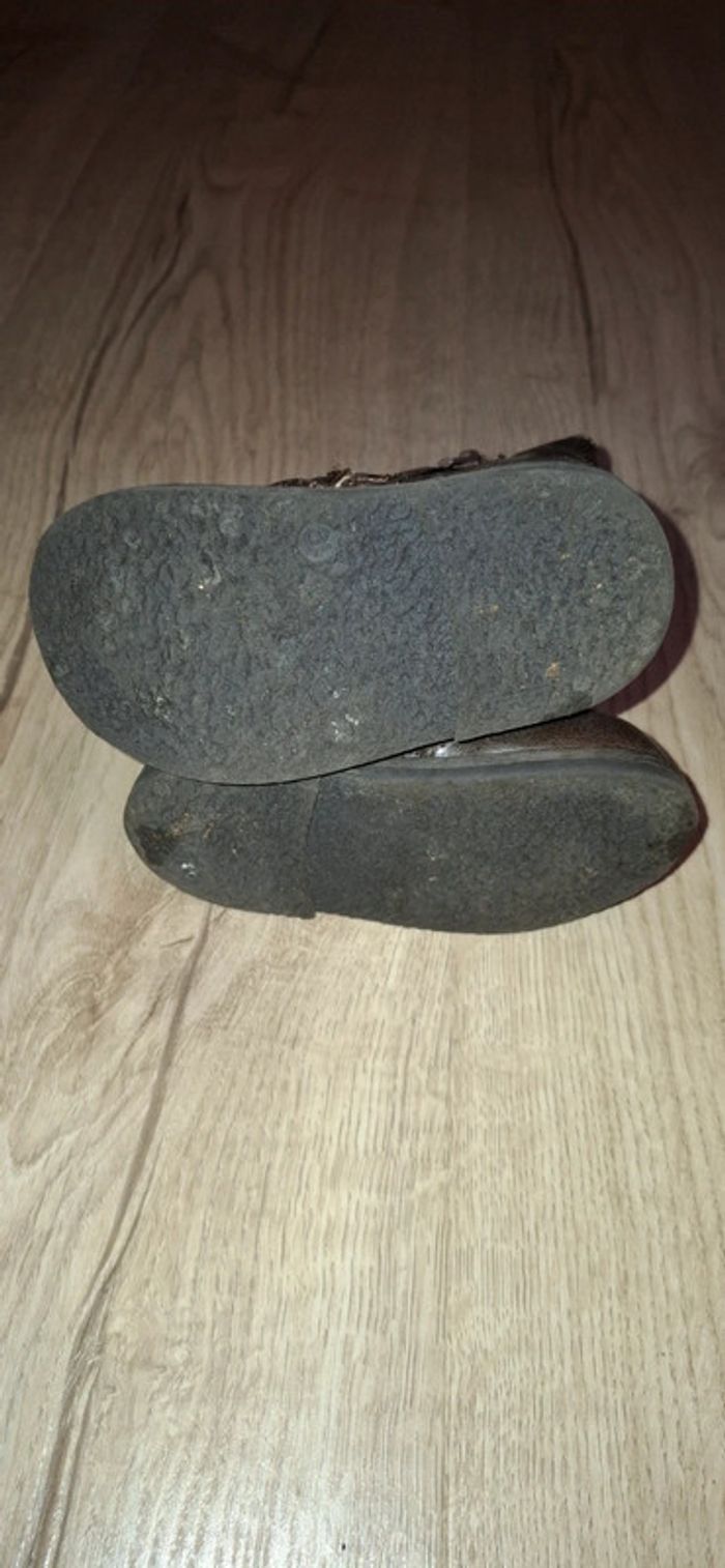 Bottines en cuir T19 comme neuves - photo numéro 7